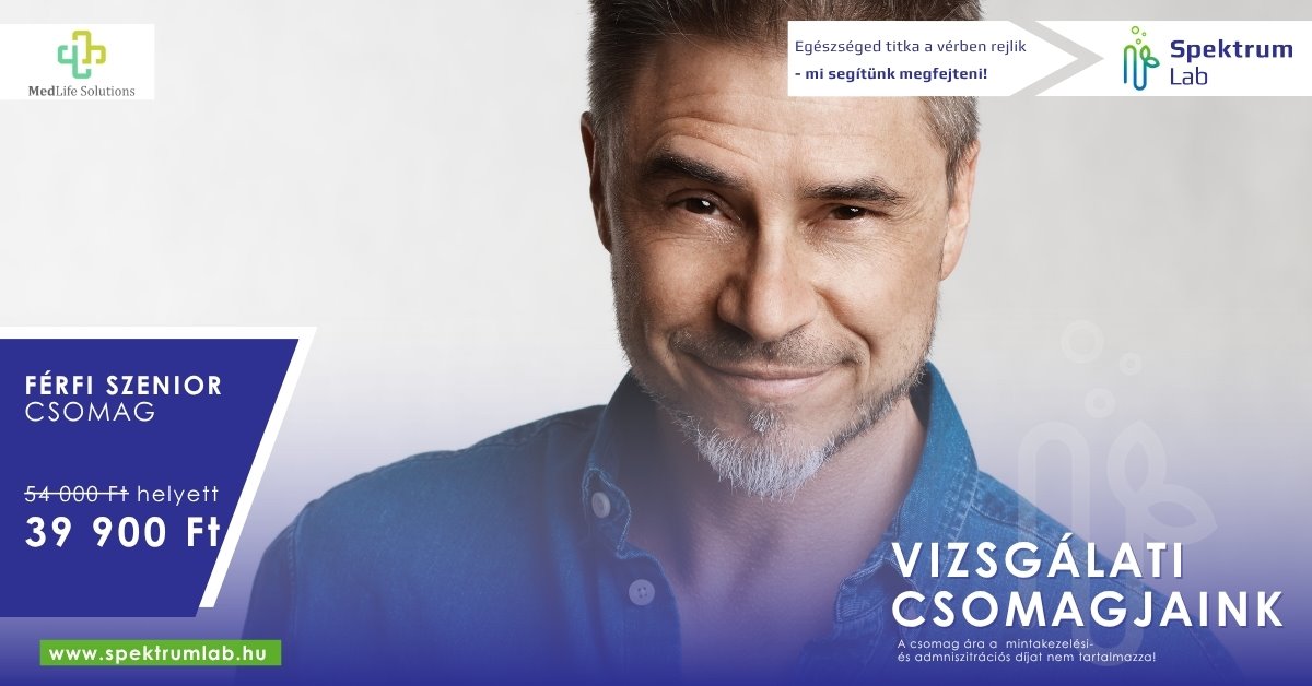 Szenior férfi csomag SpektrumLab kreatív